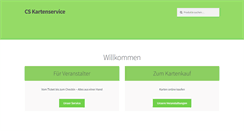 Desktop Screenshot of cs-kartenservice.de