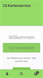 Mobile Screenshot of cs-kartenservice.de